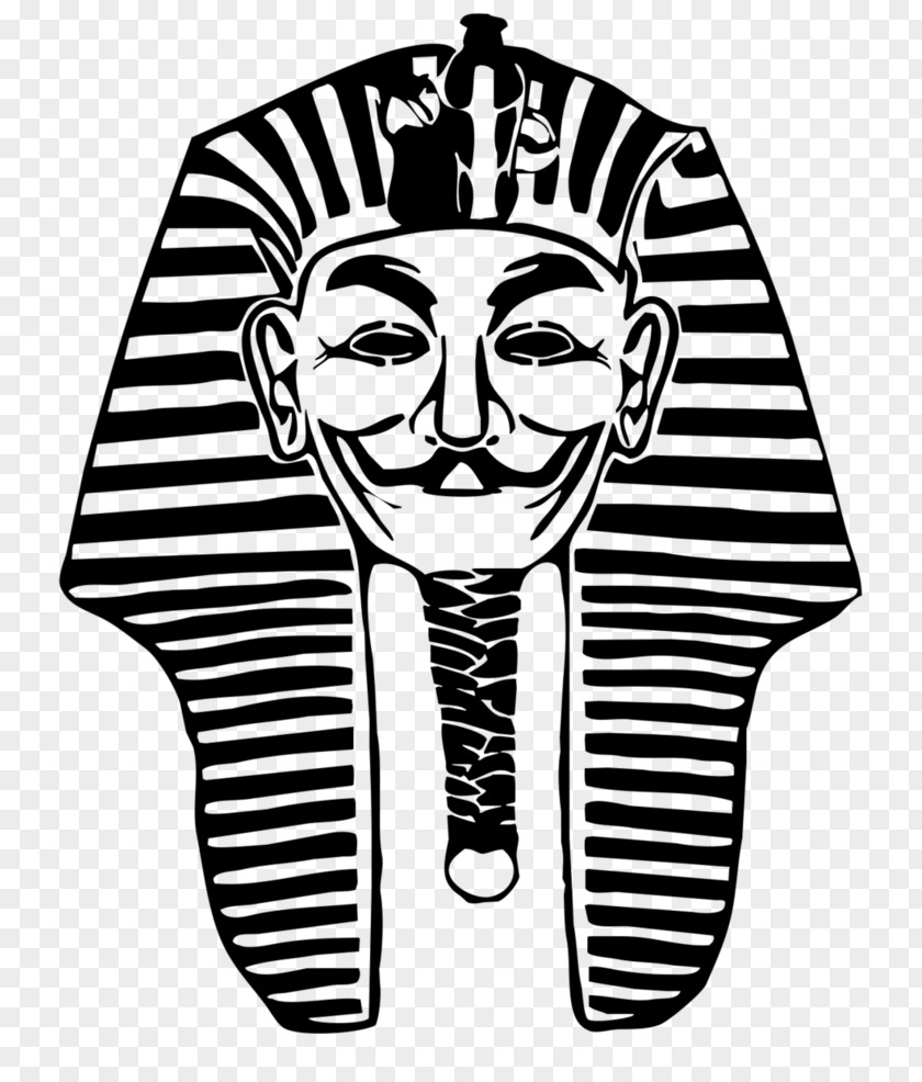 Pharaoh Tutankhamun's Mask Ancient Egypt KV62 PNG