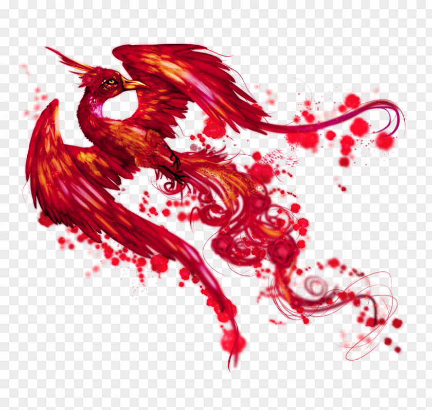 Phoenix Art Amulet Immortality PNG