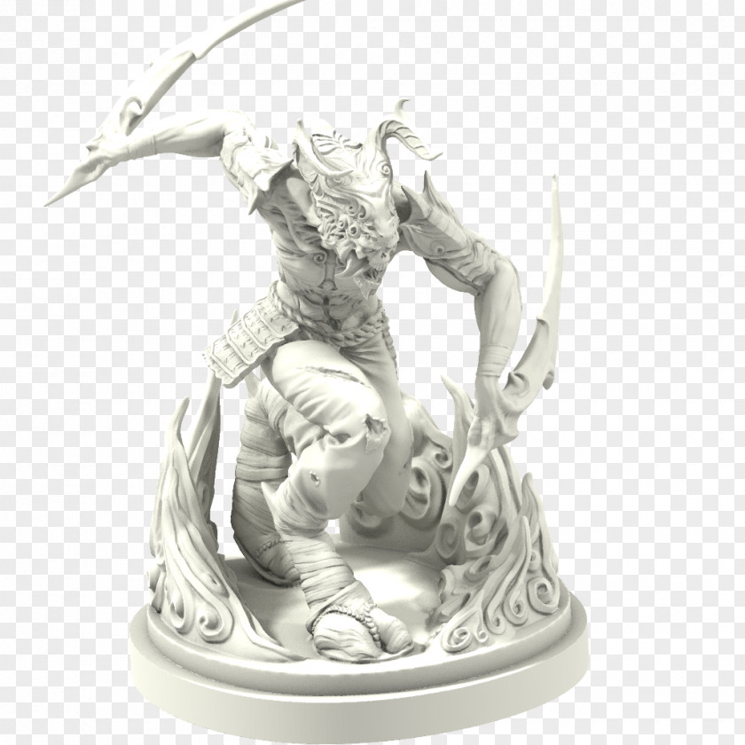 Smooth Blurry Light Classical Sculpture Statue Figurine Production PNG