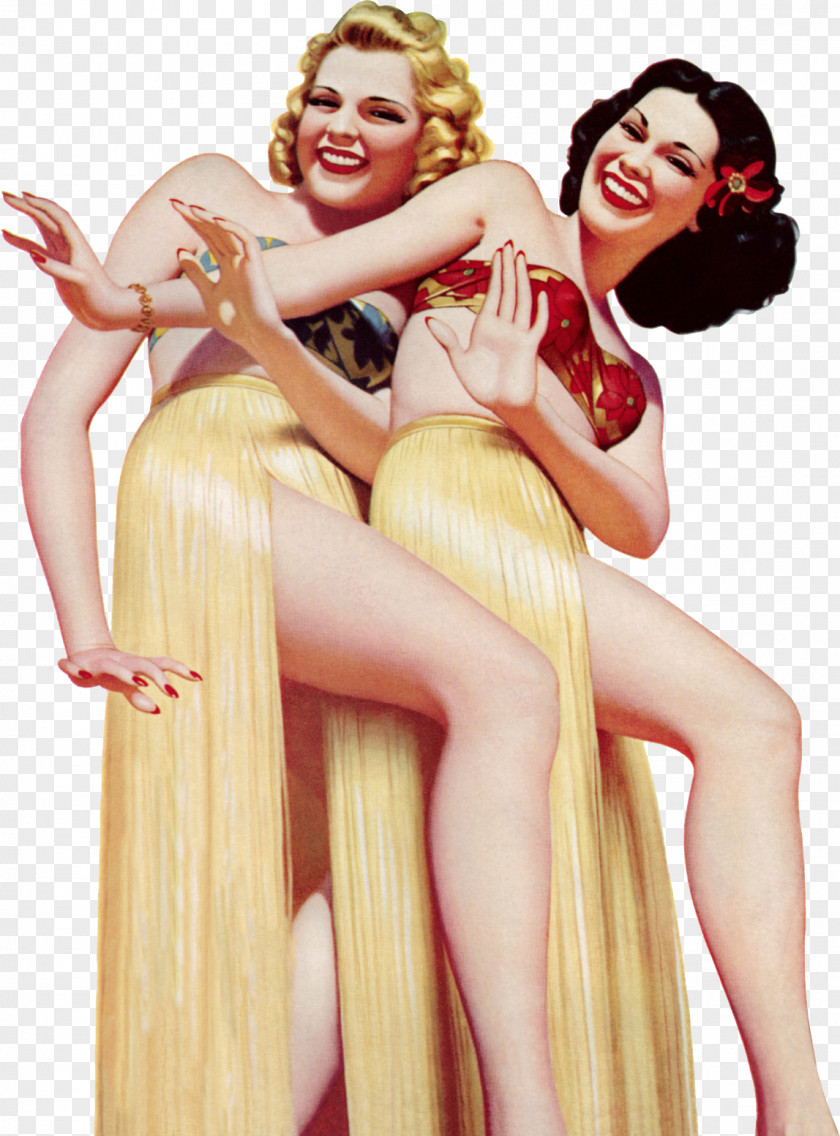 Vanity Pin-up Girl Dance Hula Poster PNG girl Poster, pin up, women's red brassiere clipart PNG