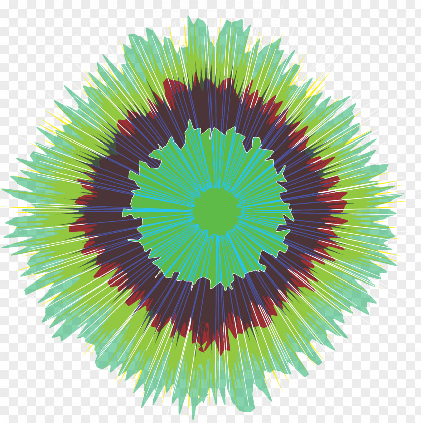 Dyeing Symmetry Green PNG