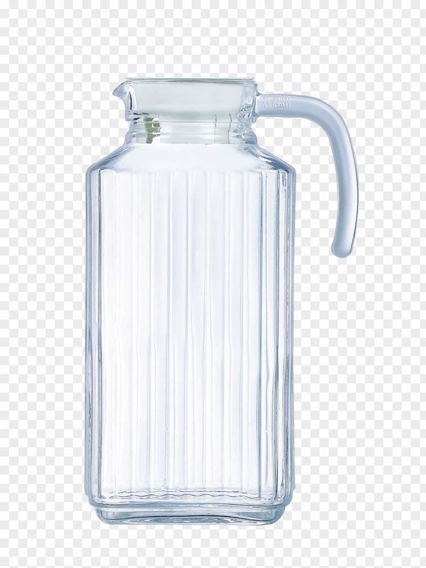 Glass Water Jug Liter PNG