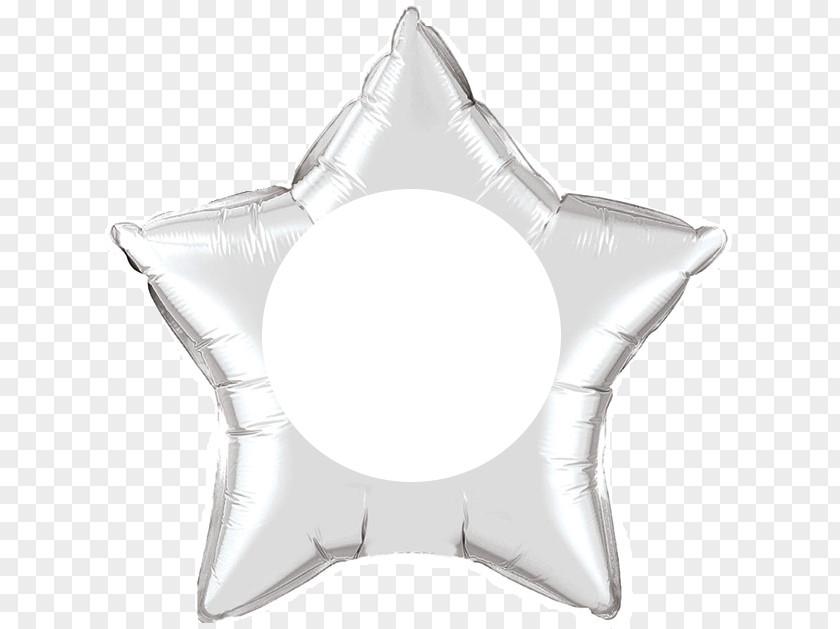 Silver Star Mylar Balloon Birthday And Party Service PNG