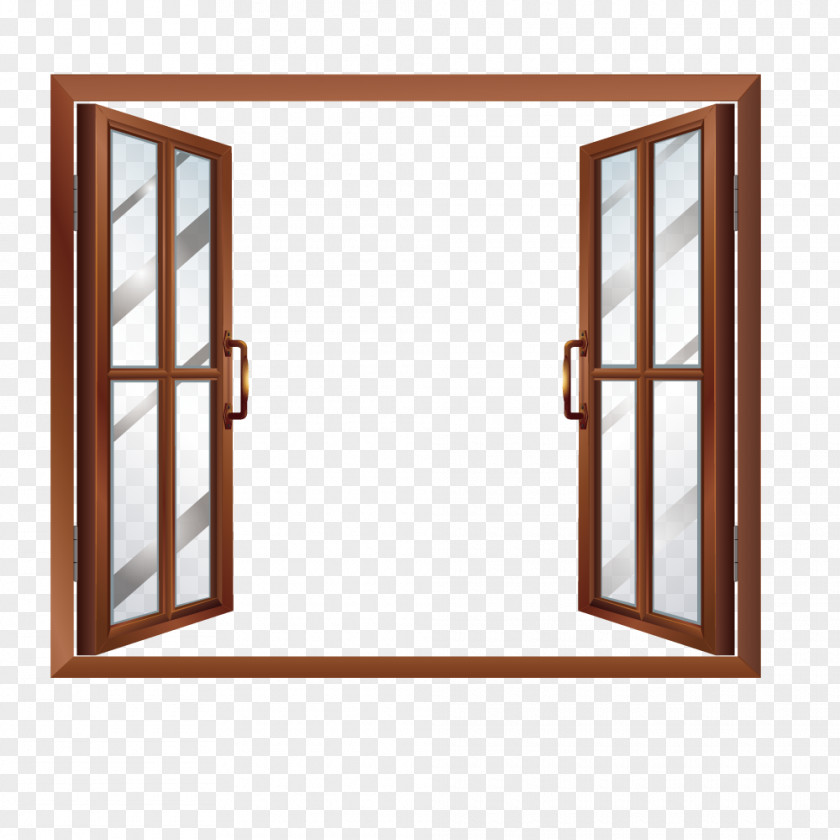 Vector Open Windows Window House Building Clip Art PNG