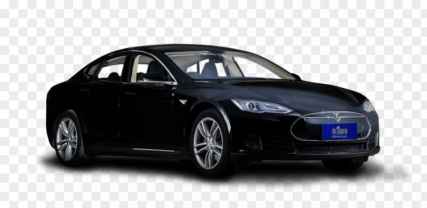 Car Tesla Model S Mid-size Compact Sports PNG