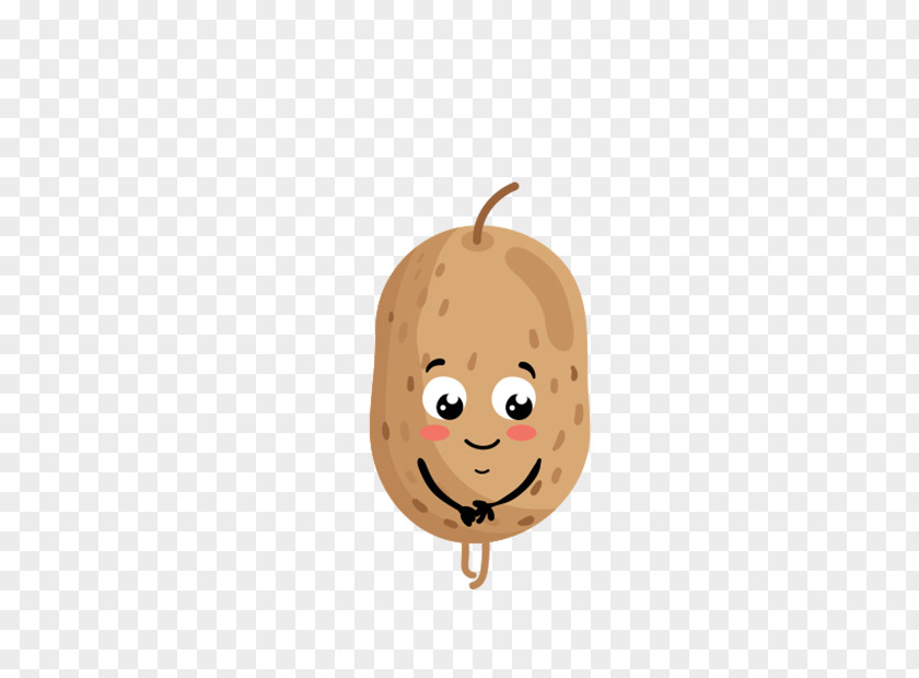 Hand-painted Cartoon Papaya Potato Royalty-free Illustration PNG