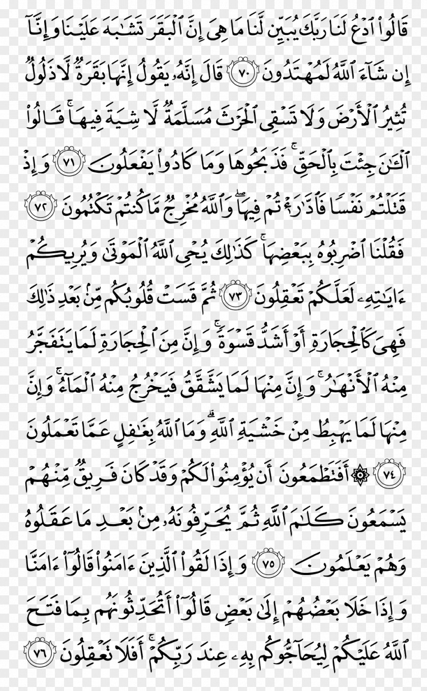 Quran Kareem Noble Al-Baqara Surah Juz' PNG