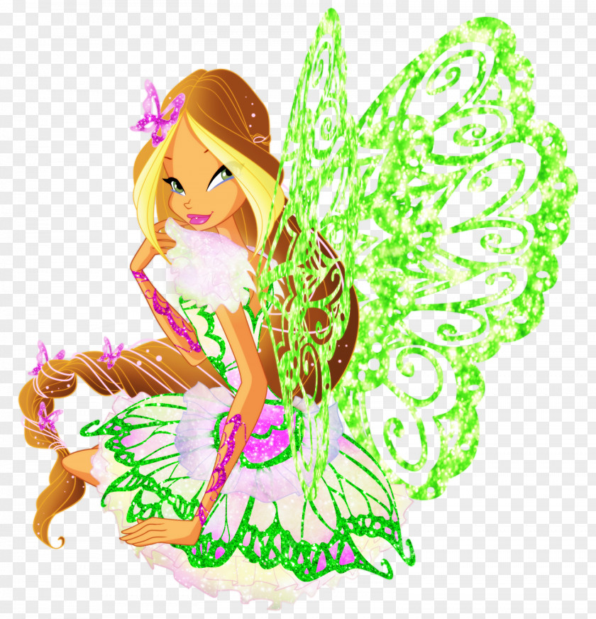 Season 7Fairy Flora Bloom Musa Fairy Winx Club PNG