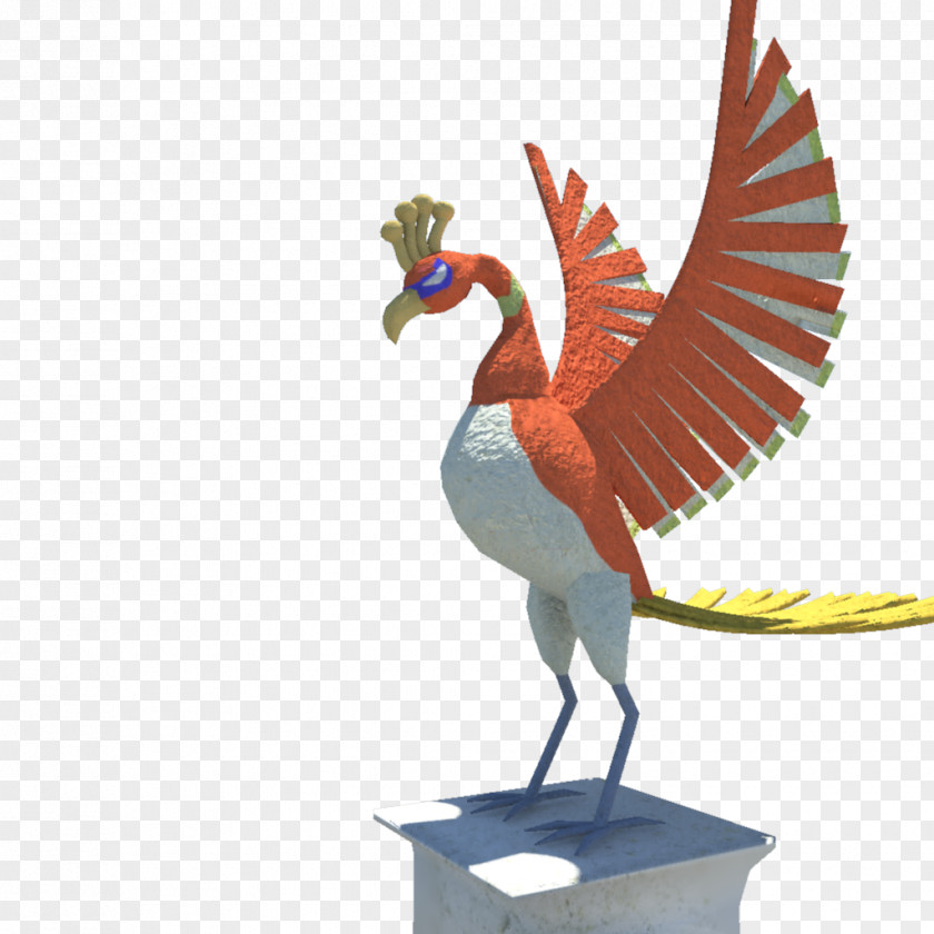 Statue Material Ho-Oh 3D Computer Graphics Modeling PNG