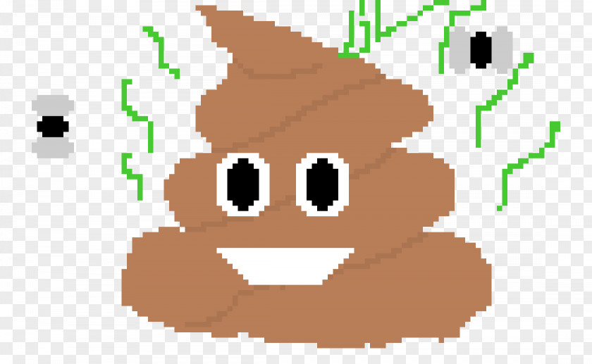 Emoji Pile Of Poo Pixel Art PNG