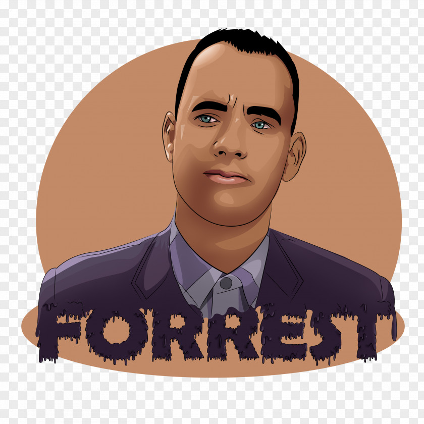 Forrest Gump Theme Noten Cartoon Illustration GIF PNG
