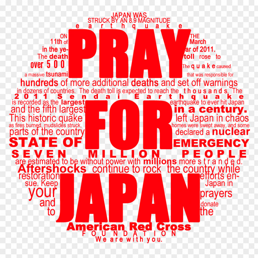 Japan 2011 Tōhoku Earthquake And Tsunami Prayer Logo PNG