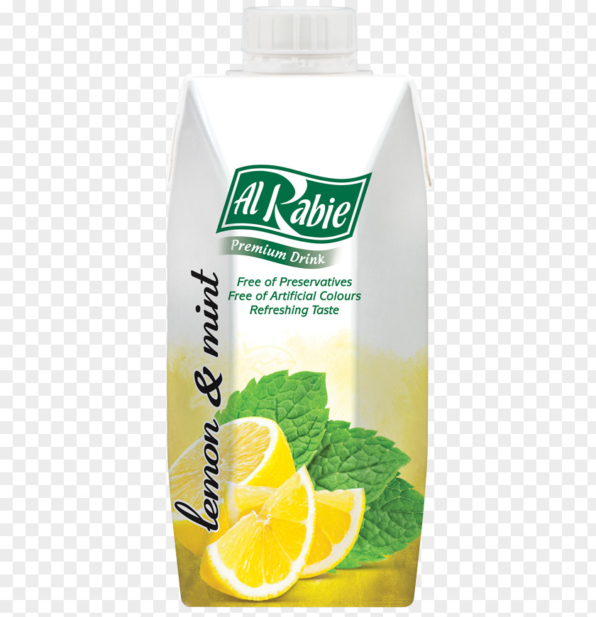 Lemon Mint Lime Al Rabie Saudi Foods Company ( Factory) PNG