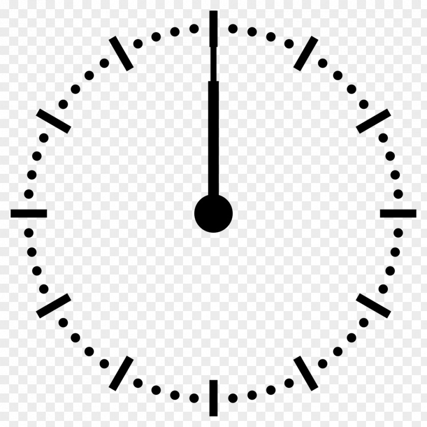 Old Clock Face Analog Watch 12-hour PNG