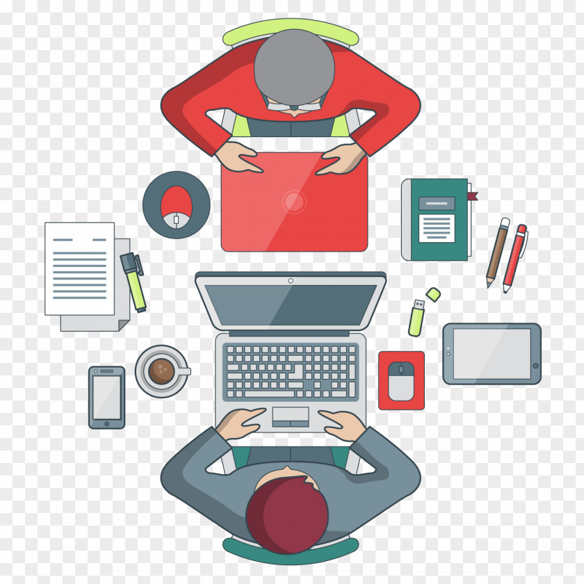 Portrait Of Man Sitting On Office Euclidean Vector Icon PNG