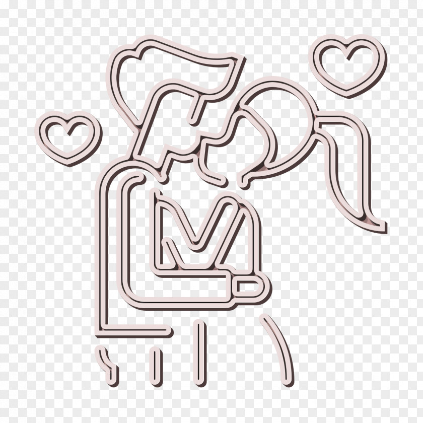 Romantic Love Icon Kiss PNG