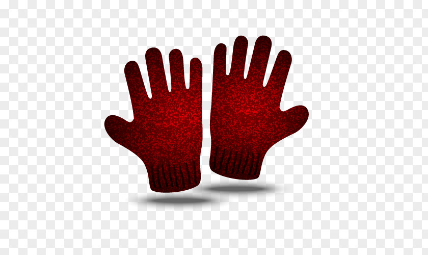 Vector Red Woolen Gloves Glove Clothing Clip Art PNG