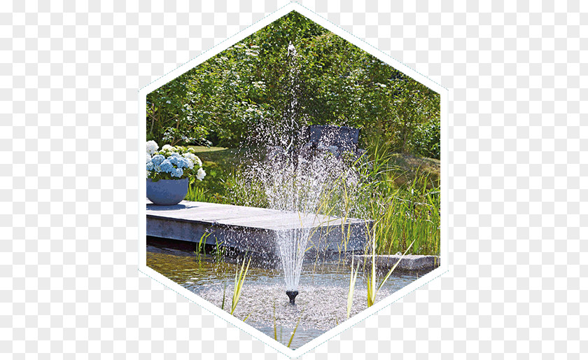 Water Fountain Feature Nozzle Garden Pump PNG