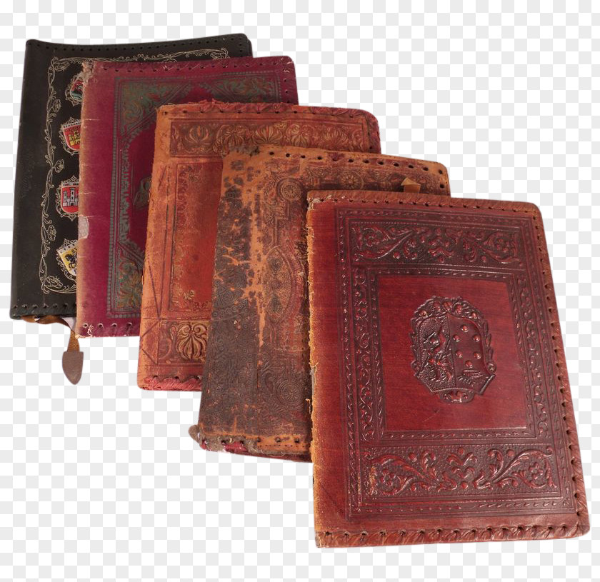 Book Cover Hardcover Leather Antique PNG