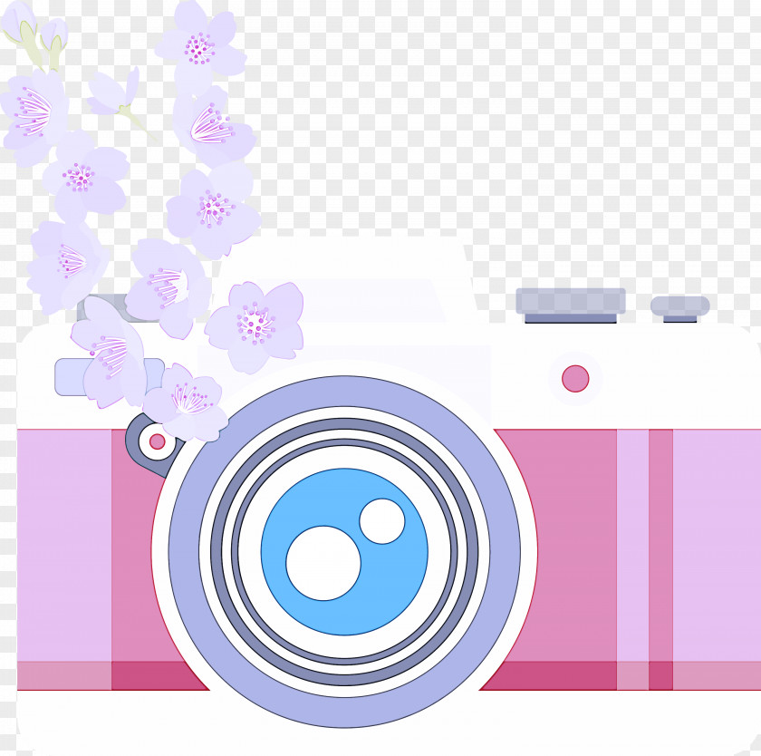 Camera Flower PNG