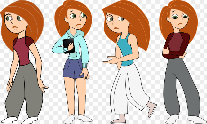 Kim Possible And Ron Clothing Dr. Ann Clothes Minded Image Animated Series PNG