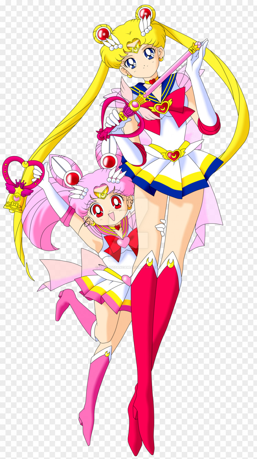 Sailor Moon Chibiusa Jupiter Luna ChibiChibi PNG