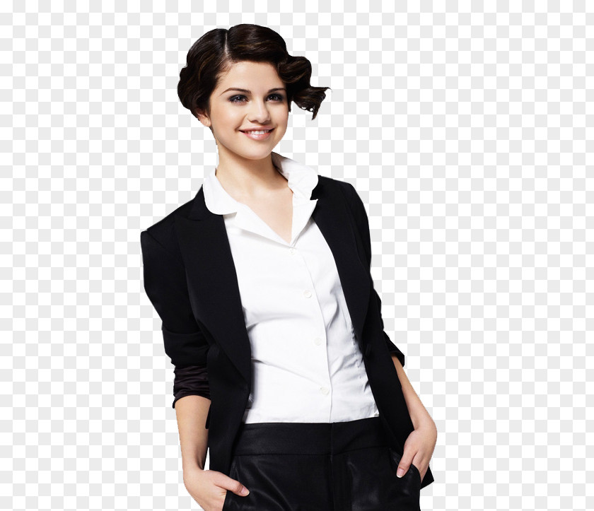 Selena Gomez Blazer Sleeve Formal Wear Suit PNG