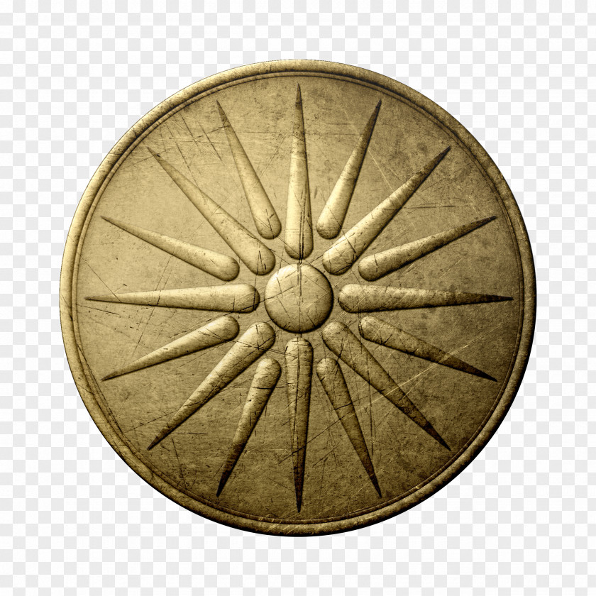 Symbol Vergina Sun Macedonia Ancient Greece Locris PNG