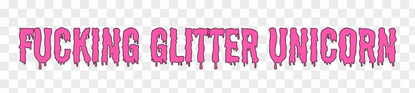 Unicorn Glitter Pink M Font Line Product Brand PNG