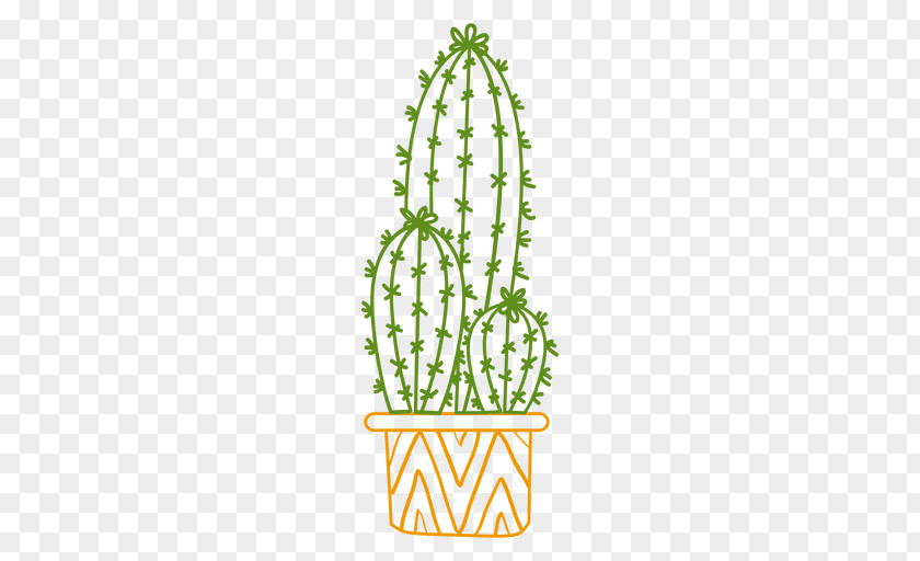 Watercolor Cactus Silhouette Cactaceae PNG