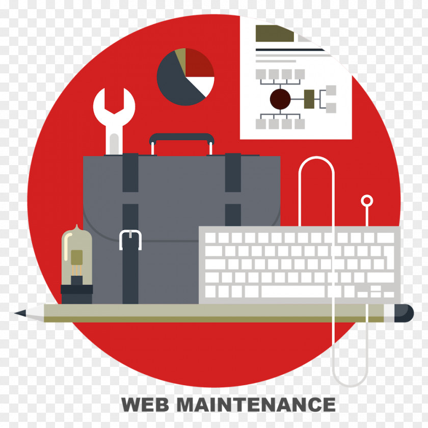 Website Maintenance Project Management Clip Art Work PNG