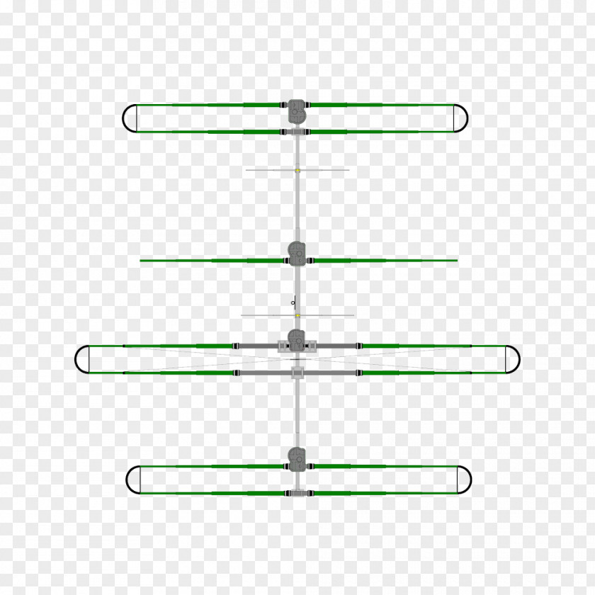 Antenna Aerials Driven Element Feed Line Mastil-Boom PNG