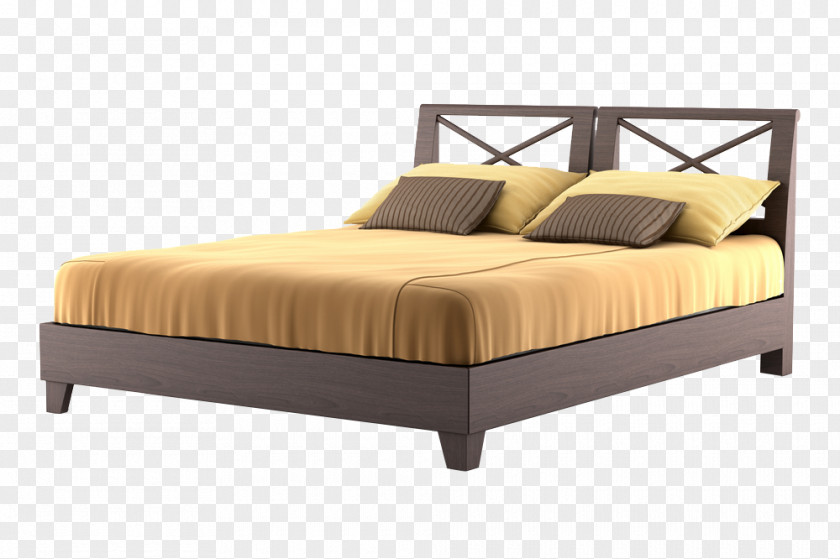Bed Top View Size Mattress Frame PNG
