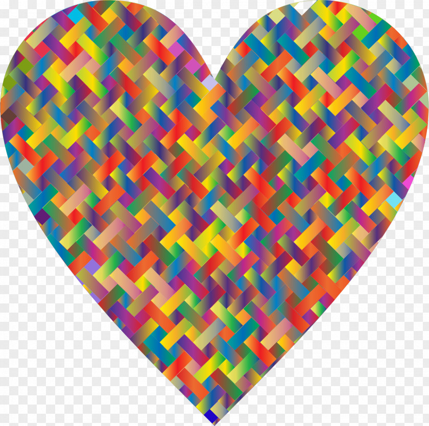 Heart Lattice Color Geometry Clip Art PNG