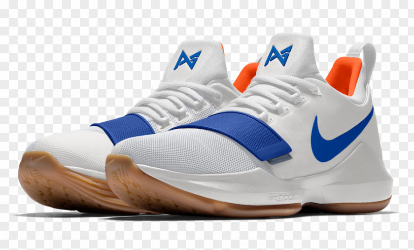 Nike Oklahoma City Thunder Blue Shoe Sneakers PNG