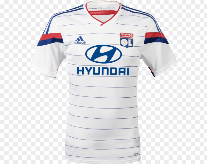 T-shirt Olympique Lyonnais 2014 FIFA World Cup Jersey PNG
