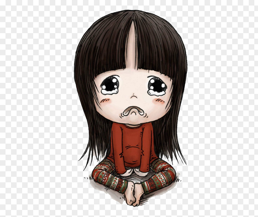 Cartoon Crying Girl PNG Girl, Cute little girl, girl illustration clipart PNG