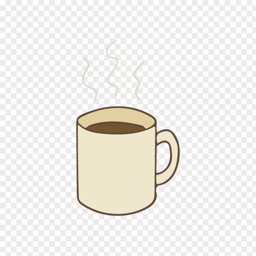 Coffee Cup Illustration Mug M PNG