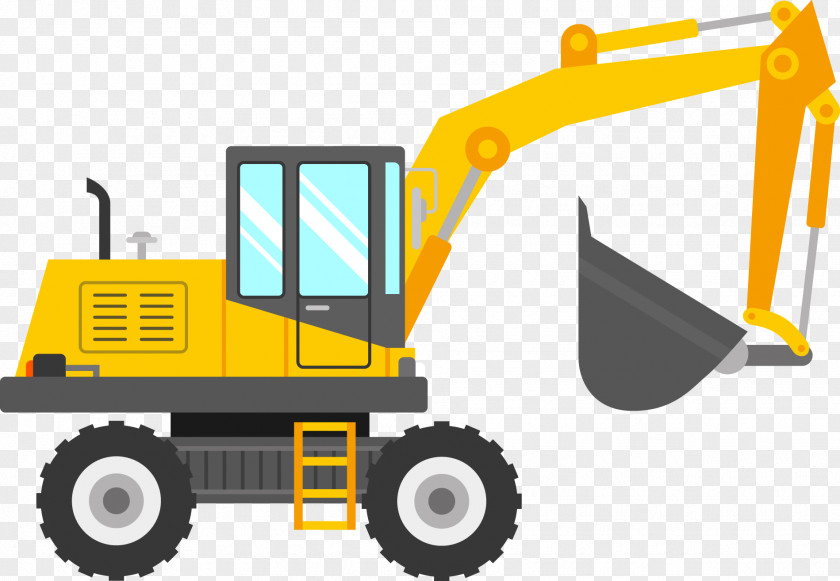 Excavator Liebherr Group Backhoe Wall Decal JCB PNG