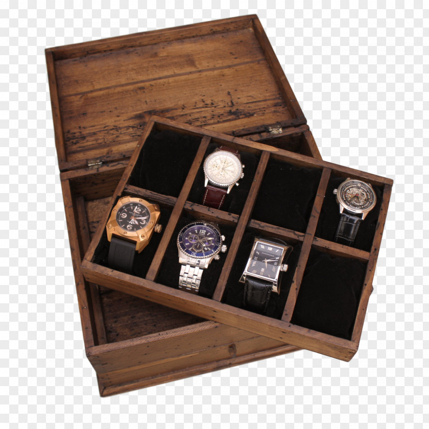 Men Watch Box Gift Jewellery Clock PNG
