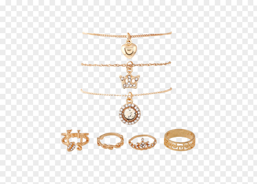 Necklace Earring Bracelet Anklet PNG