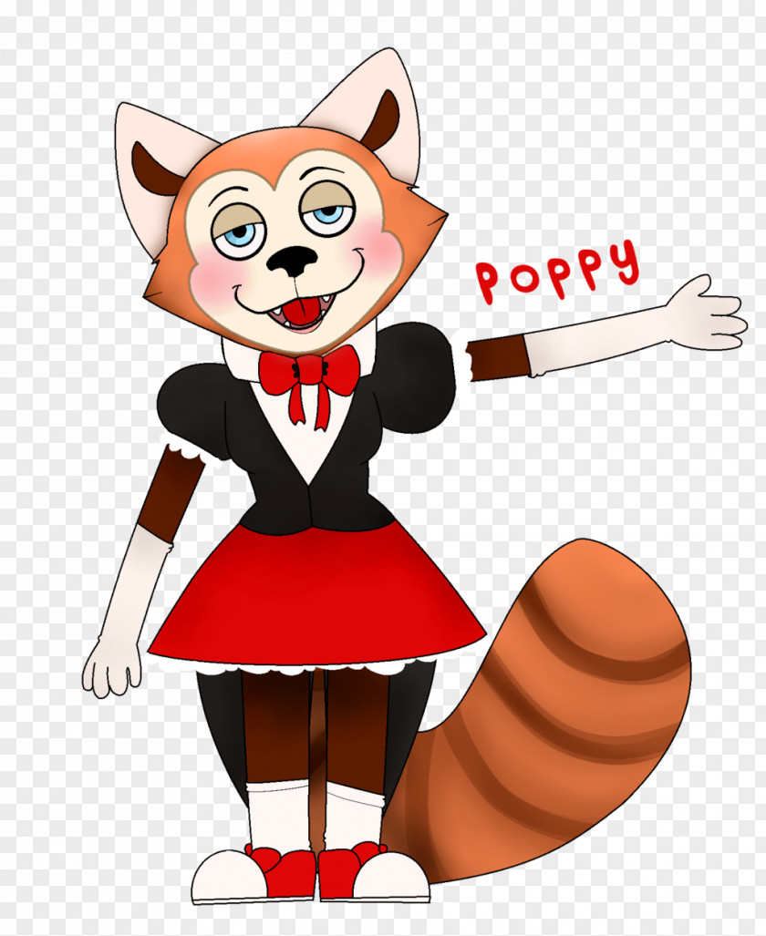 Poppy Red Panda Animatronics Giant Five Nights At Freddy's Drawing PNG