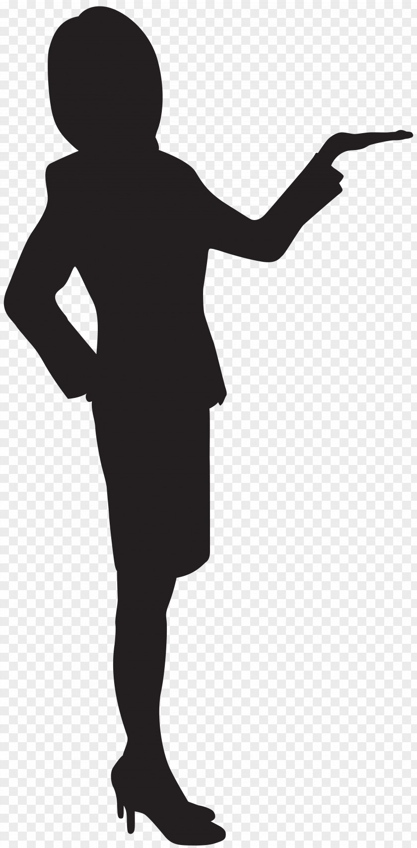 Silhouette Woman Clip Art PNG