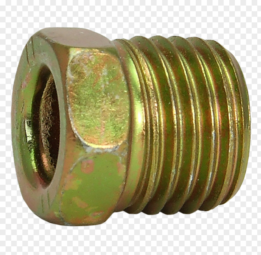 Brass 01504 Tube Piping And Plumbing Fitting Nut PNG