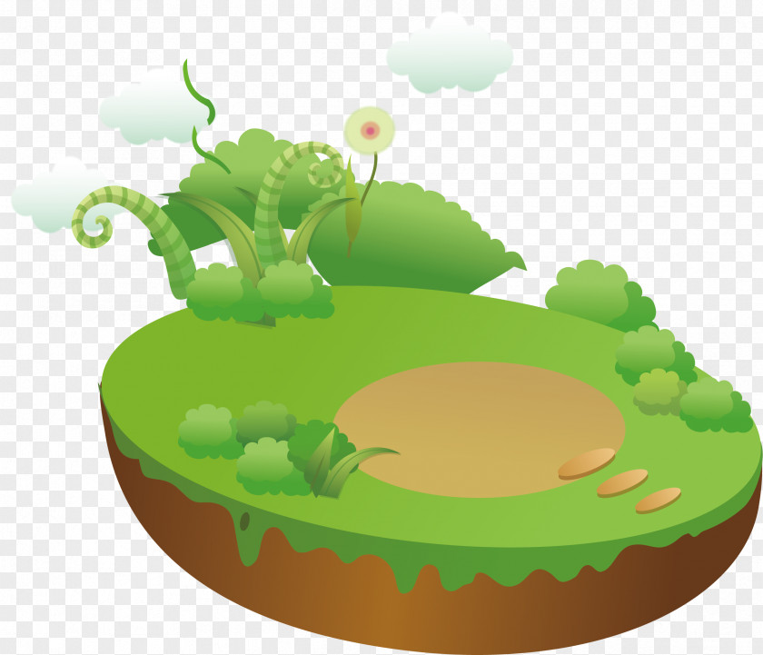 Grass Vector Element Cartoon GRASS GIS Illustration PNG