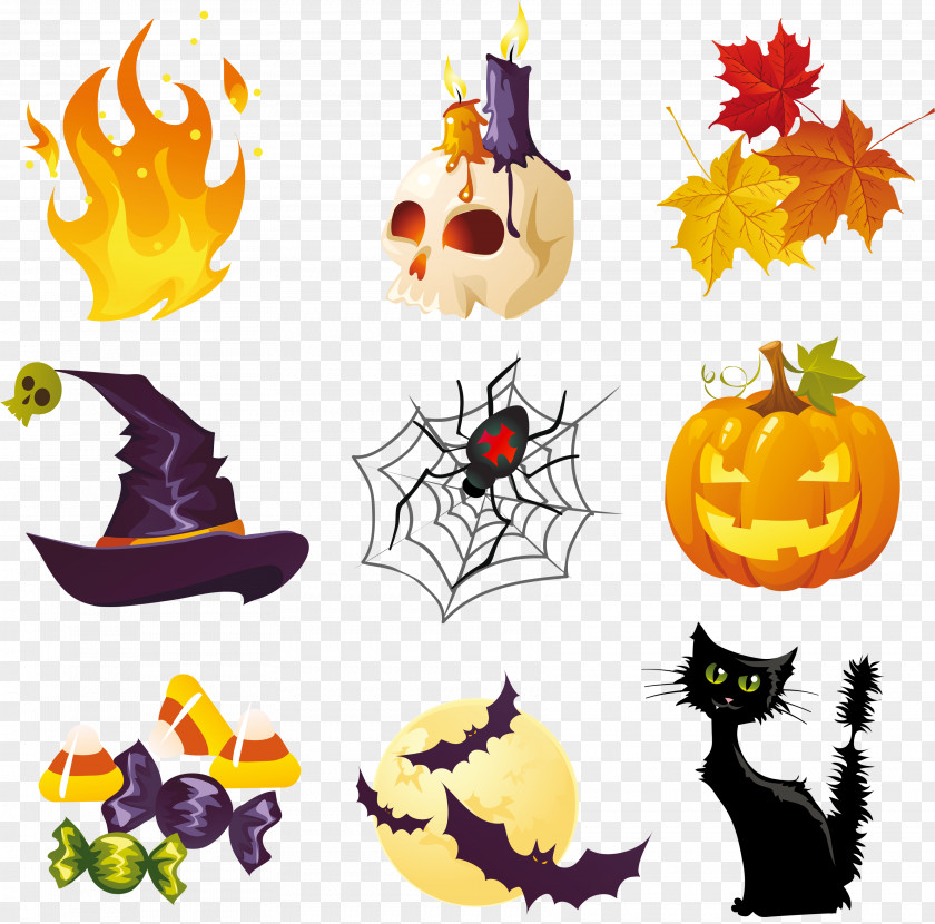 Halloween Pictures Collection Clipart Clip Art PNG