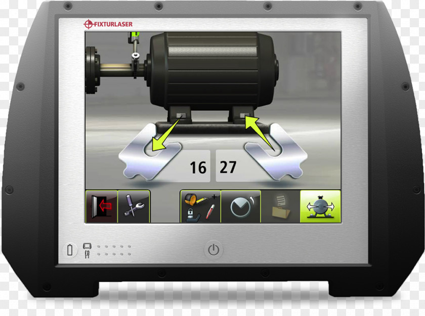 Laser Shaft Alignment Drive Machine System PNG