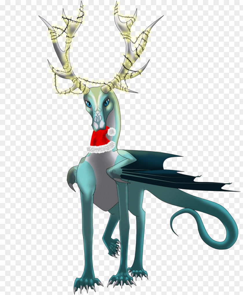 Reindeer Antler Illustration Turquoise PNG