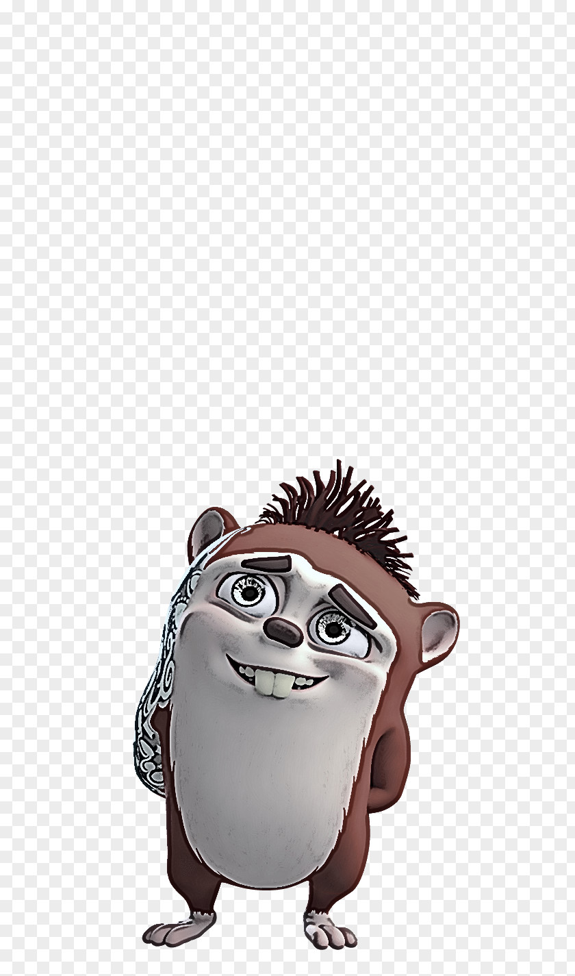 Smile Hedgehog Cartoon Head PNG