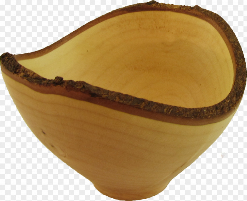 Natural Wood Bowl Woodturning Ceramic Woodworking PNG